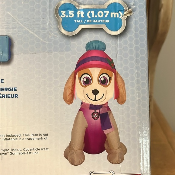 Paw Patrol Skye Inflatable BlowUp Airblown Nickelodeon 2017 Gemmy 3.5 Feet Tall - Picture 7 of 7